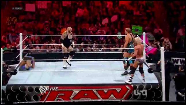 (WWEWM) WWE RAW 09.04.2012 - Dolph Ziggler & Jack Swagger vs. Santino Marella & Brodus Clay 