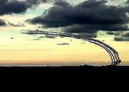 Бомбардировка инил из Каспийского моря 18 ю крылатыми ракетами Калибр НК 