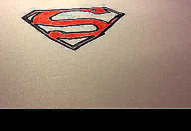 Как нарисовать знак супермена 