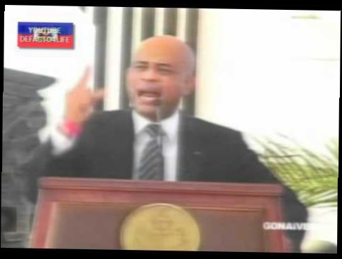President Martelly Gonaives 1/1/2012 