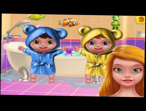 Мультфильм для детей Дочки Матери  Пупсики играют, какают на горшок, купаются в ванной  Игра мультик 