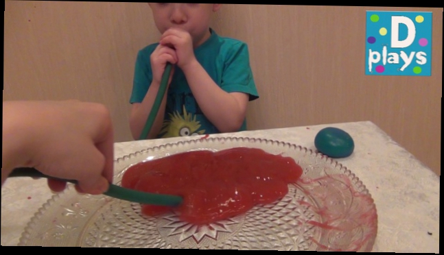 Лизун надуваем ! We inflate Squishy Slime!  