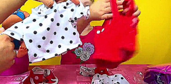 Doll Dress Up Party With New Clothes for Baby Распаковка посылки Новые одёжки для Беби Борн 