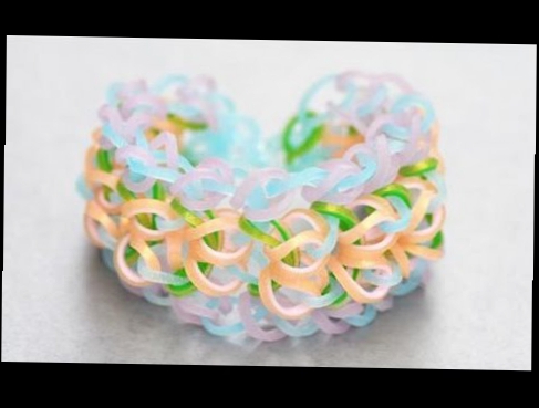 Браслет "Ниагарский водопад"  Радужки  Rainbow loom . 