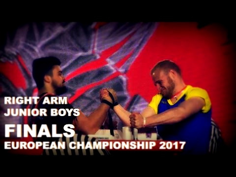 RIGHT ARM FINALS Junior Boys | EURO ARM 2017 | 