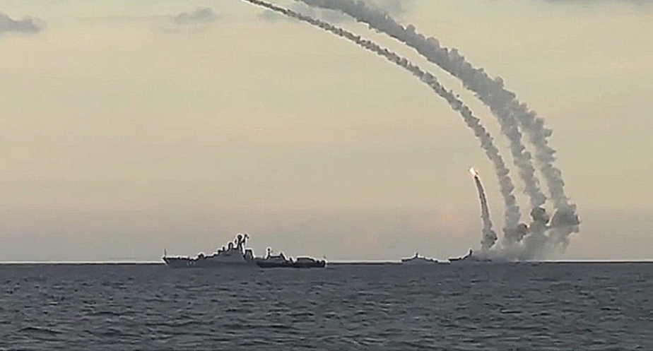 Из акватории Каспийского моря по террористам в Сирии нанесен удар 18-ю крылатыми ракетами Калибр-НК 