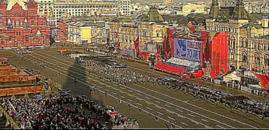 Марш, посвященный 74-й годовщине Парада 7 ноября 1941 года Москва. Красная площадь / 2015  