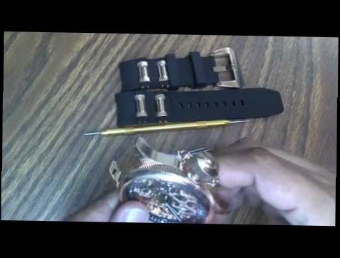 Installation of RND33BRG Watch Band into Invicta Russian Diver Watch 