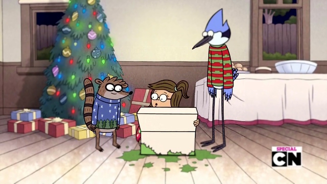 РУССК. Обычный мультик 6 сезон 11 серия - С Рождеством Мордекай! ! Merry Christmas Mordecai   