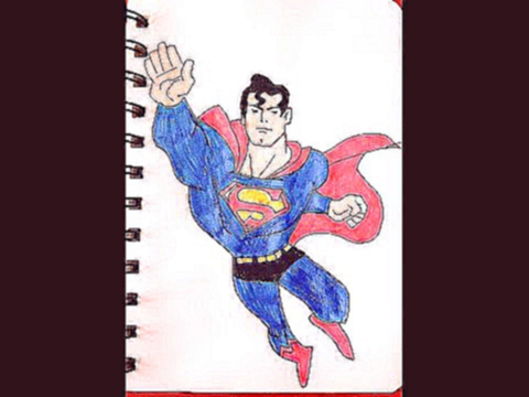 Как нарисовать СУПЕРМЕНА.#Superman 