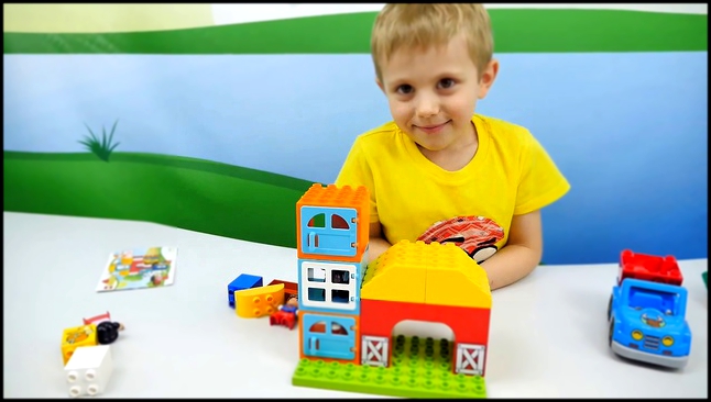 Лего Ферма и Даник | Развивающее видео для детей с конструктором Lego Duplo Learn about Farm 