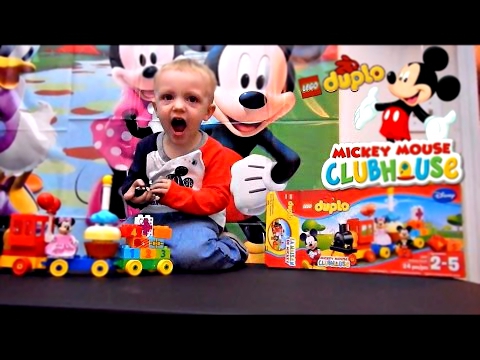 MICKEY MOUSE BIRTHDAY PARADE TRAIN LEGO DUPLO SET 10597 MICKEY MOUSE CLUBHOUSE KIDS TOYS Jax Reacts 