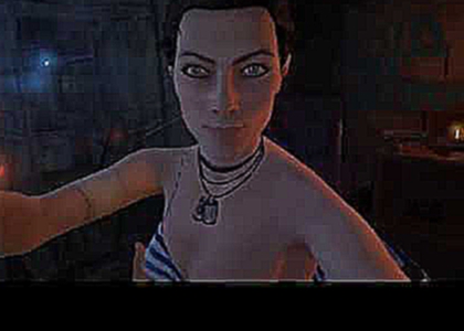Кат-сцена с Аней и её сосок, глава "Карантин". Metro 2033 Last Light Redux 18+ 