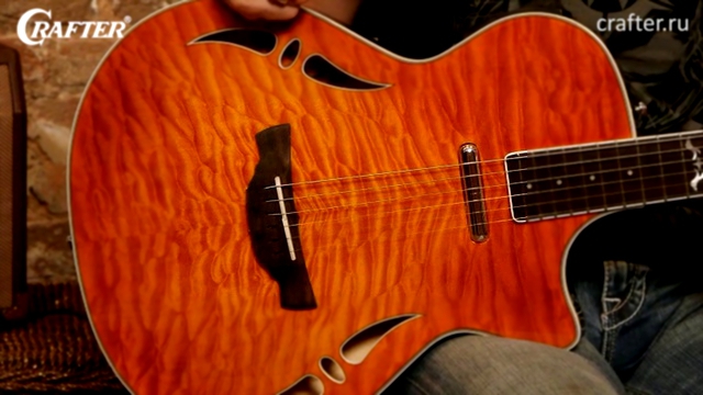 Обзор типов гитар Crafter от Деймона Джонсона | Гибридная гитара SA серия 
