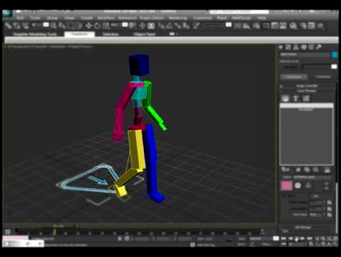 3ds max уроки. Анимация персонажей при помощи системы CAT 