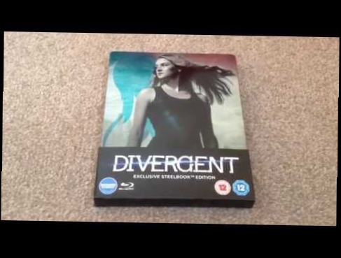 Divergent UK Blu-ray steelbook unboxing 