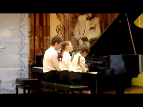 Сергей Рахманинов "Вальс для фортепиано в 6 рук", Николо Паганини "Кампанелла" (17.03.2016) 