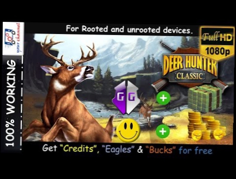 Deer Hunter Classic Mega hack 2017 Root & Unroot Unlimited glu credits etc 