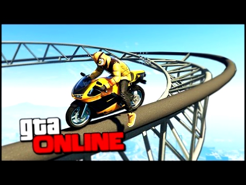 НЕБЕСНЫЙ МОТОПАРКУР ПО АМЕРИКАНСКИМ ГОРКАМ В GTA 5 ONLINE  ГТА 5 ГОНКИ  