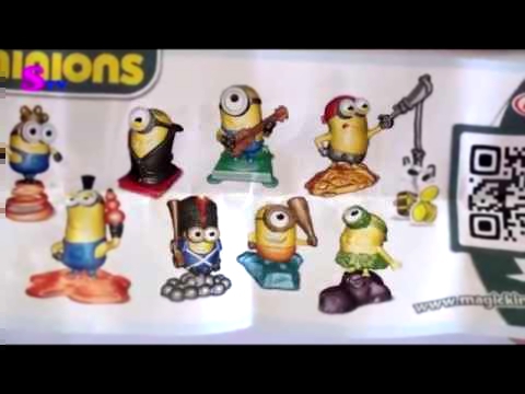 Распаковка Киндер Сюрприз Гадкий Я Миньоны яйца игрушки  Kinder  Minions surprise eggs toys 