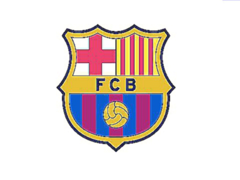 How to Draw a FC Barcelona Logo / Как нарисовать знак фк Барселона 
