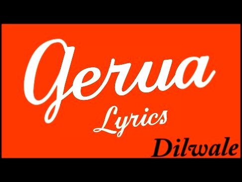 Gerua Dilwale Lyrics | Song Cover by Abhishek Seth | Arijit Singh - Shahrukh Khan | UnPlugged 