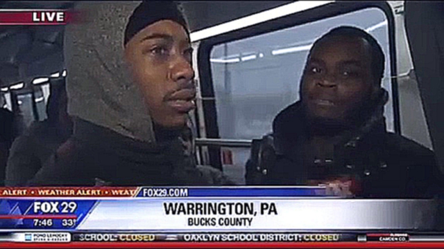 Водитель автобуса накричал на пассажиров во время интервью 
