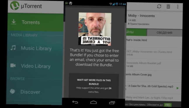 Торрент для Андроид - обзор µTorrent 