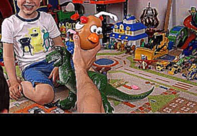 Toy Story Mr Potato Мистер Картошка и Rex рассказ Super MARKA Видео игрушки 