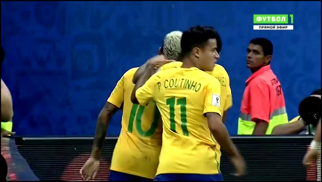 Бразилия - Колумбия, Гол, 2-1, Неймар 