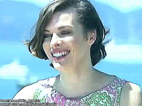 Milla Jovovich interviews 1+1 Channel at Cannes 2012 