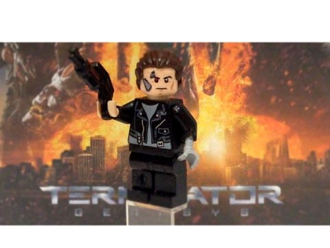 Lego Custom Terminator Minifigure 