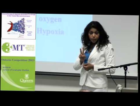 Three Minute Thesis Ontario 2013 Winner - Jasdeep Saggar University of Toronto 