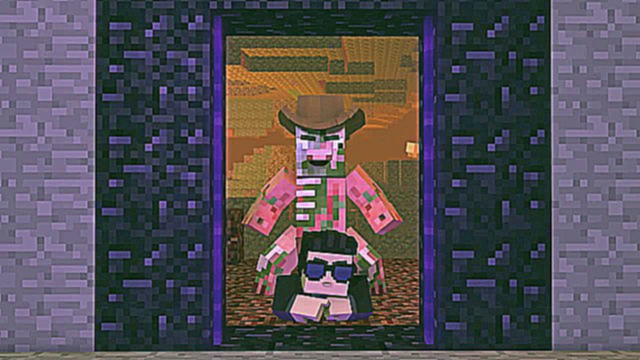 Minecraft Style пародия на PSY Gangnam Style 