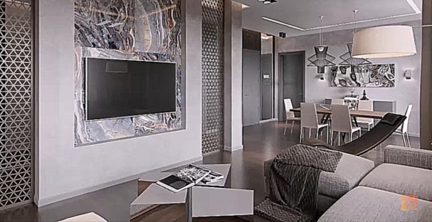 Стиль минимализм, интерьер пятикомнатной квартиры в ЖК «Классика», 208 кв.м. 