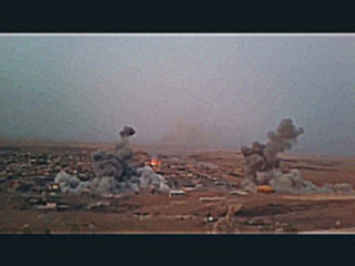 Сирия. Бомбардировка позиций боевиков ИГ в сирийском Курдистане 19.11.2015 