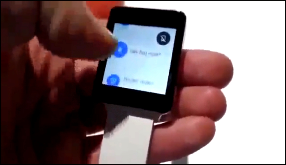 Видео показало работу первых смарт-часов на Android Wear 