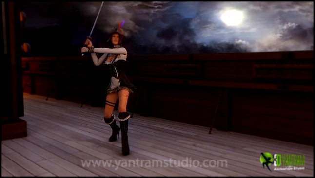 3D девушка женщина Характер Моделирование и такелаж Анимация - GameYan Студия 