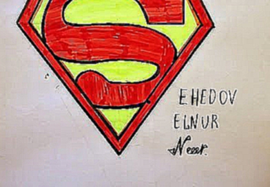 How to Draw Superman Logo step by step Ehedov Elnur Как рисовать знак Супермена 