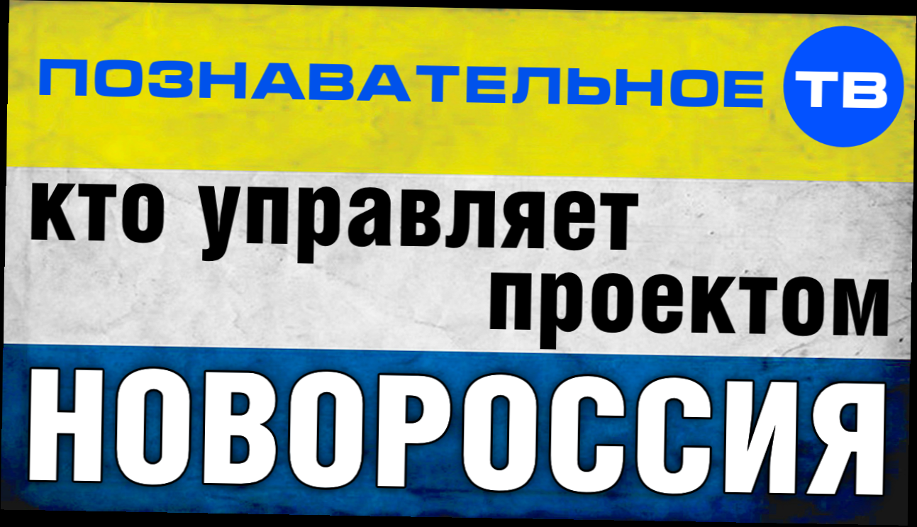 Кто управляет проектом Новороссия? Познавательное ТВ, Евгений Фёдоров 