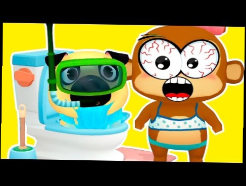Доктор панда Приучение к туалету Малыши в ванне Мультик Игра для детей Baby Care Fun  Play Bath Time 