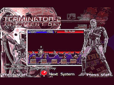 Terminator 2 1991 Midway Mame Retrô Arcade Games 
