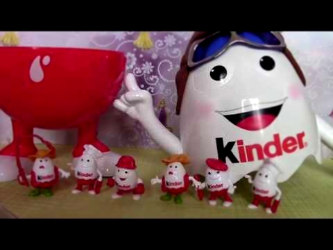 Яйца киндер сюрприз Киндерино распаковка и обзор игрушек - Unboxing kinder surprise eggs and toys 
