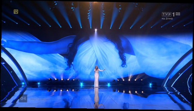 Claudia Faniello — Breathlessly TVP 1 HD [Польша] Евровидение 2017. Второй полуфинал. Мальта 
