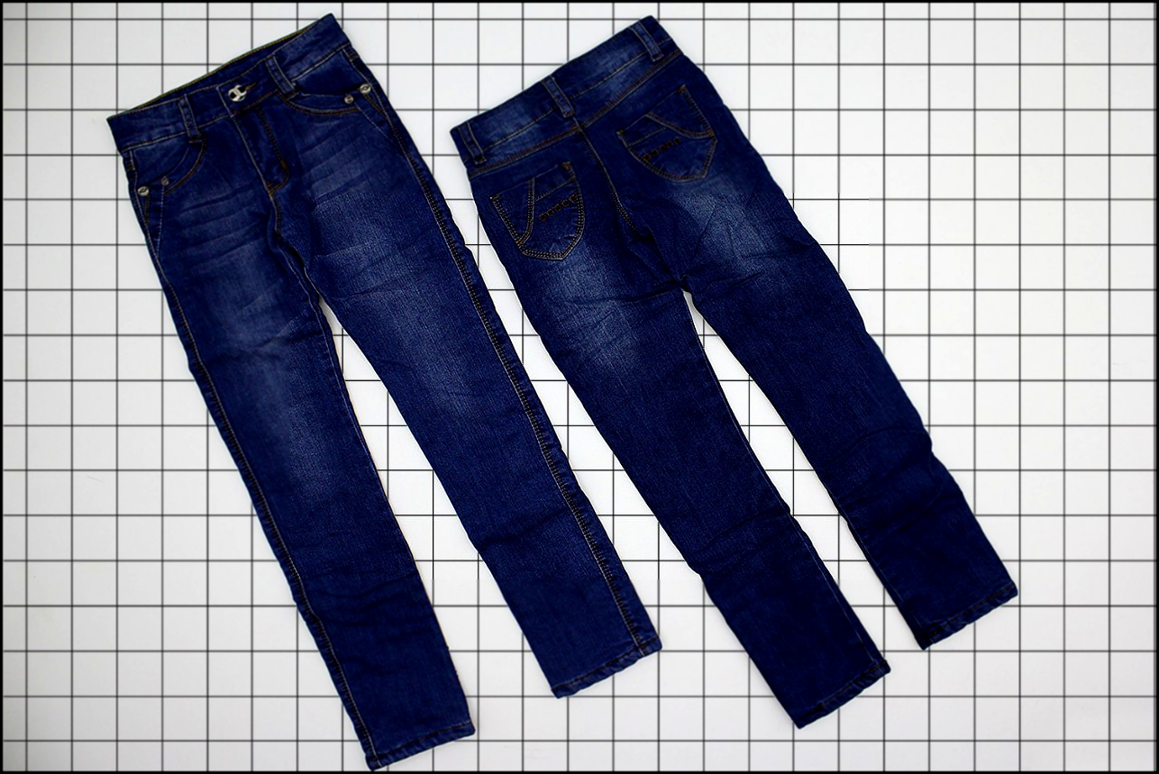 2-135 (А665-1) джинсы дев подклад флис (7-8-9-10-11) 5