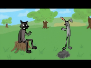 Мульт Анекдоты  волк и пьяный заяц  мульт анекдот  2015[1] 