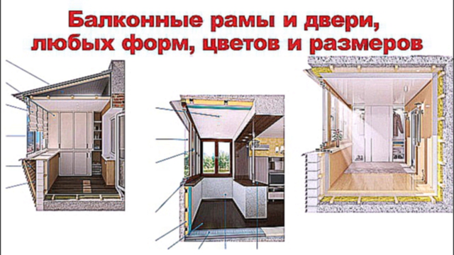 Балконная рама, балконные рамы, балконная дверь Кривой Рог 