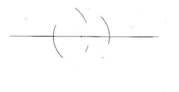 2-Геометрия-Построение перпендикуляра из заданной точки на прямой 