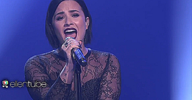 Деми Ловато \ Demi Lovato Performs Stone Cold 10 02 2016 телешоу Эллен ДеДженерес, Бербанк, США. 