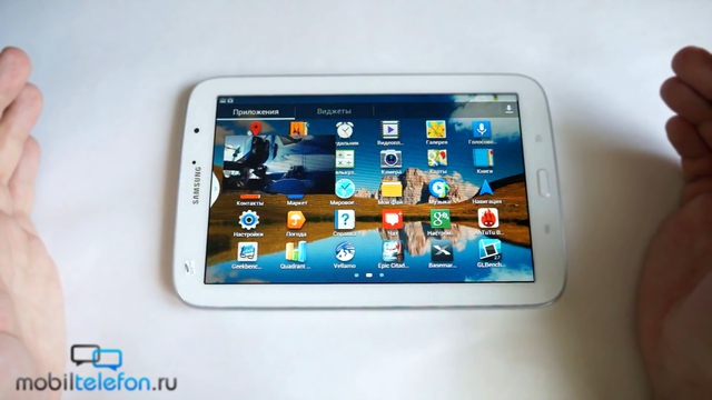Обзор Samsung Galaxy Note 8.0 review - тесты, игры, интерфейс и приложения) 